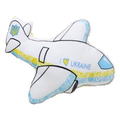 М'яка іграшка-подушка I LOVE UKRAINE