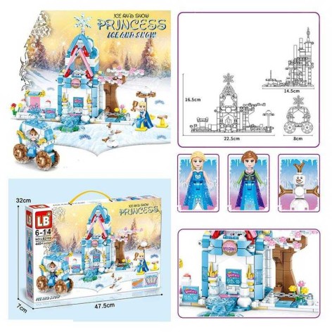 Конструктор 445 деталей, в кор. 48*32*7см 