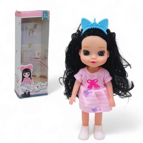Лялька "Girl", (24 см), брюнетка, вид 1