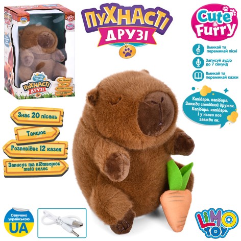 М'яка інтерактивна іграшка LimoToy 