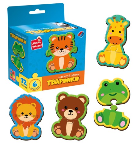 Игра развивающая, пазлы магнитные 