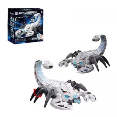 Скорпіон на радіокеруванні 2 види, підсвічування, від батарейок, звуки, парогенерація, проєктор, ходить, мелодії, пульт 2.4 GHz, в коробці