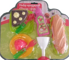 Набір іграшкових продуктів