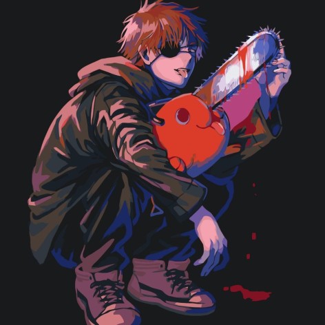 Картина за номерами аніме 