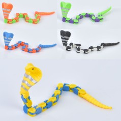 Фігурка змія, 26см, антистрес, 5 кольорів, 8-16-1см 