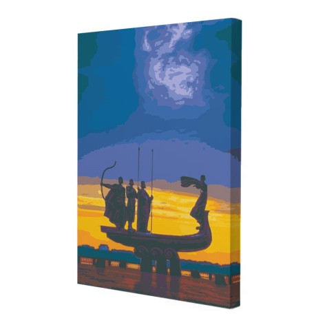 Картина за номерами Riviera Blanca Світанкові барви 28x40 см (RB-0560)