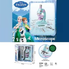Мікроскоп герой, збільшення 100х, 300х, 600х та 900х, інструменти, лупа, скельця, підсвічування, на батарейках, в кор. /48/