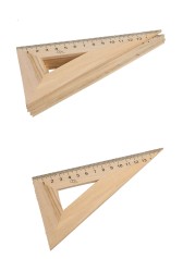 Трикутник дерев'яний 16см 30*60 5шт
