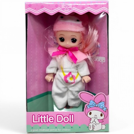Лялька у костюмі 16 см, аніме Sanrio (рожева)