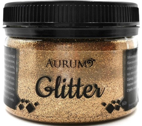 Цветные блёстки Глиттер  Aurum Красный 60 г