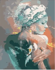 Набор для росписи по номерам Женская нежность Strateg размером 30х40 см (SS6772)