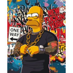 Картина за номерами "Герої кіно. Сімпсони" 40х50 см