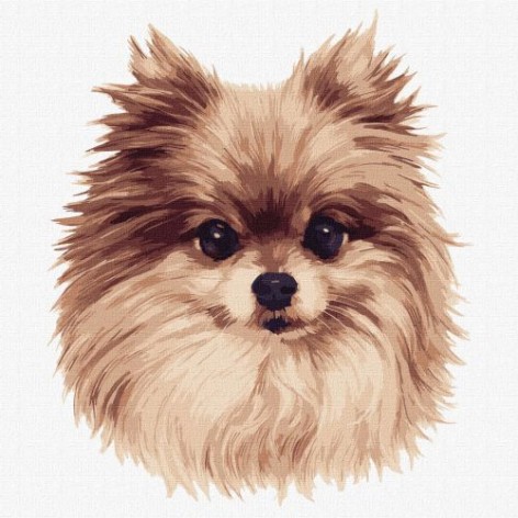 Картина за номерами "Пухатий диво" ????