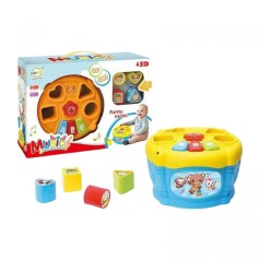 Логічна іграшка музична, світло в коробці