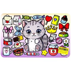 Одягалка магнітна деревʼяна (КОТИК)