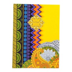 Блокнота А5 80арк. "Орнамент жовтий"