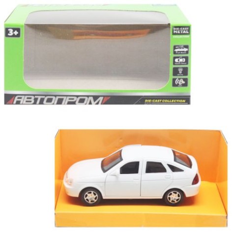 Машина "Автопром", вид 2 (белая)