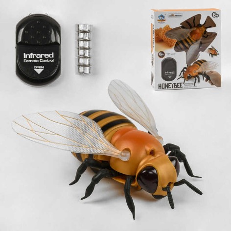 Бджола на р/у підсвічування, на батарейках, у кор. 