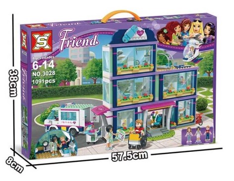 Конструктор 1091дет. у кор. 58*38*8см 