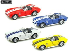 Модель легковая SHELBY COBRA 427 S/C 5'' метал.инерц.откр.дв.4кол.кор.15,9*8*7,6 (KT5322W)