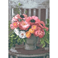 Картина по номерам Riviera Blanca Цветочное очарование 28x40 см