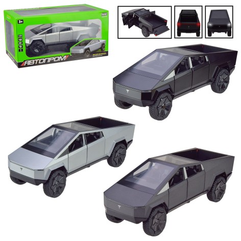Машина металлическая АВТОПРОМ1:24 Tesla, 3 цвет, корр. 