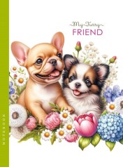 Блокнот, 60г, Інтегральний, 143х200 мм, 64 аркуші, клітинка, Мат.лам. диз.24366