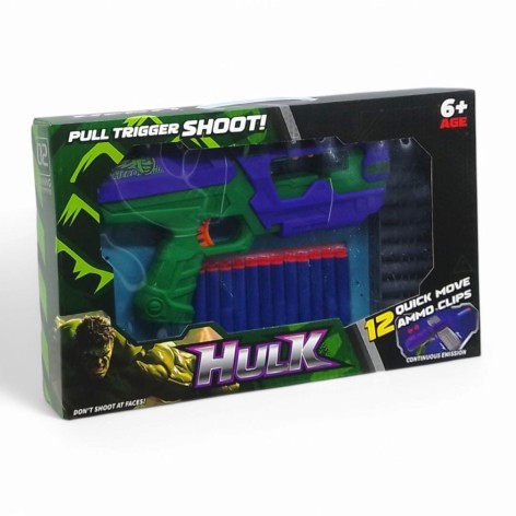 Бластер MIC "Супергерої Халк" з поролоновими патронами (HDL5210/5211/5212)