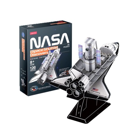 CubicFun Трехмерная головоломка-конструктор NASA Космический шаттл Дискавери