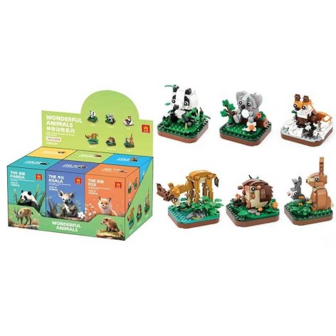 Конструктор, звірятка /12/72/6шт в кор.