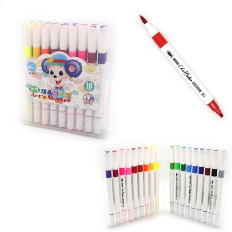 Набор скетч маркеров двусторон. 