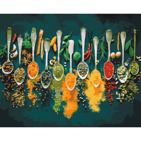 Картина по номерам: Пряные специи