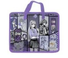 Тека пластикова з текстильними ручками KIDIS, Anime