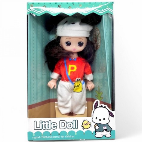 Лялька у костюмі 16 см, аніме Sanrio (коричнева)