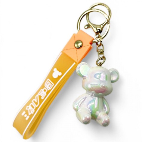 Брелок "Ведмедик Bearbrick" (білий)