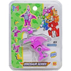 Динозавры - трансформеры, фиолетовый.