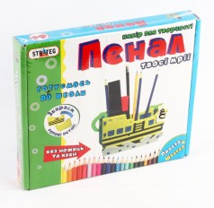 УЦЕНКА 30% Пенал своими руками "Корабль" в кор. 25,5*19,5*3 см. /12/ Стратег