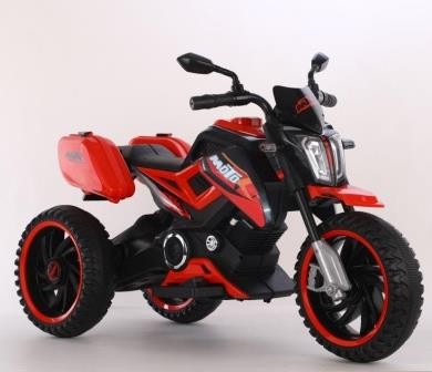 Електромобіль дитячий T-7232 Red мотоцикл 12V4.5AH мотор 2*18W з MP3 118*53*75