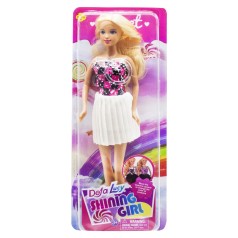 Кукла Defa Lucy Shining Girl, белая юбка