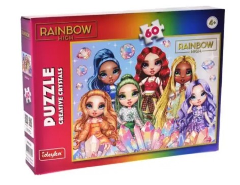 Игра-головоломка. Набор пазлов Rainbow High Creative Crystals, 60 элементов