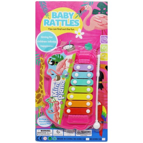 Ксилофон 9388-142 розовый