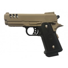 Пистолет игровой металлический Vigor HI-CAPA 3.8 V15-tan