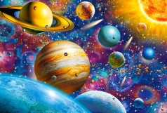 Пазлы Castorland Путешествие по Солнечной системе, 68 x 47 см 1000 элементов