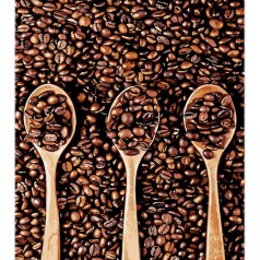 Картина за номерами "Кава у кожній ложечці" 30х40 см