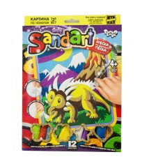 Фреска із кольорового піску 