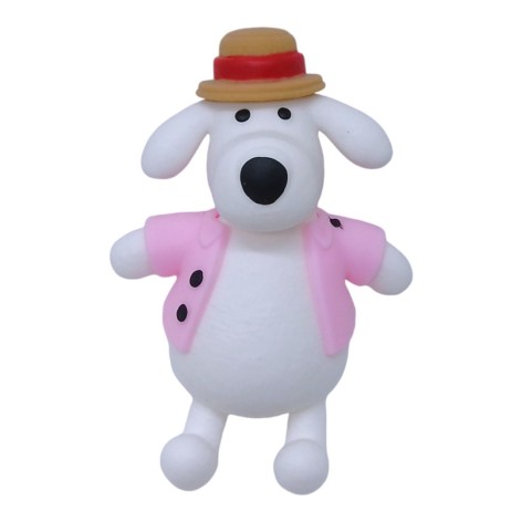 Игрушка-антистресс "Песик", пена, белый