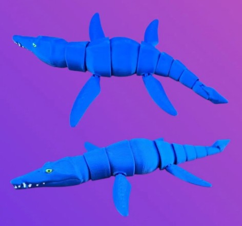 3D іграшка рухлива Динозавр Леоплеродон 20 см