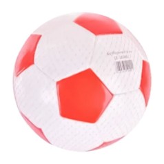 М'яч футбольний дитячий №5, червоний (PVC)
