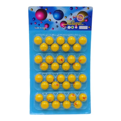 Стрибунці Смайлі 2,5 см, 36 штук