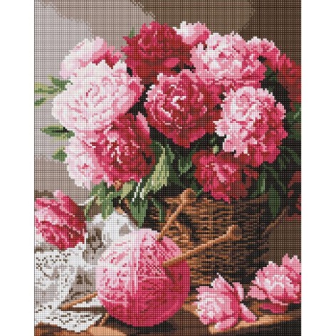 Алмазна мозаїка Ідейка "Таємниці пелюсток" 40x50 см (AMO8180)